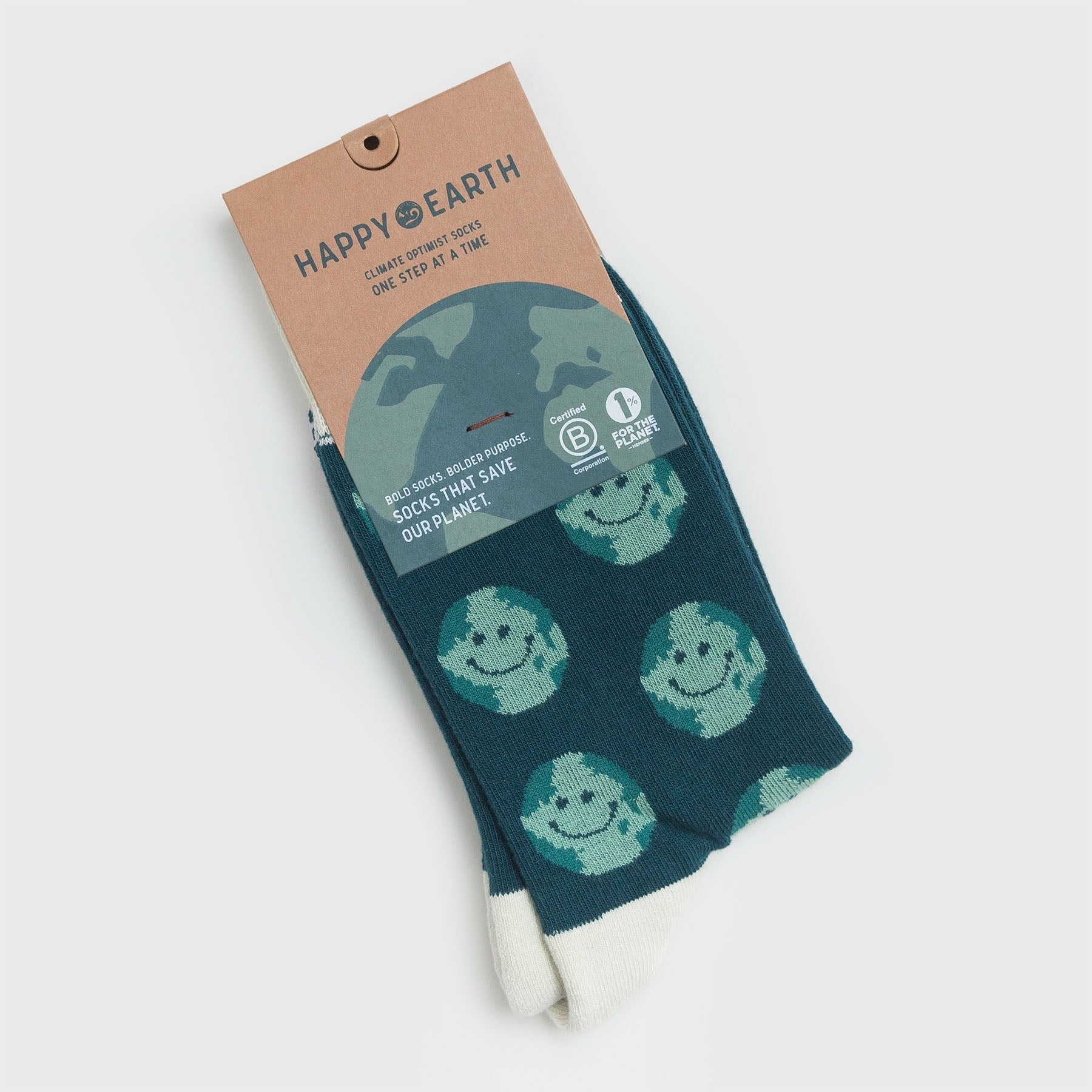 Smiley Planet Socks by Happy Earth