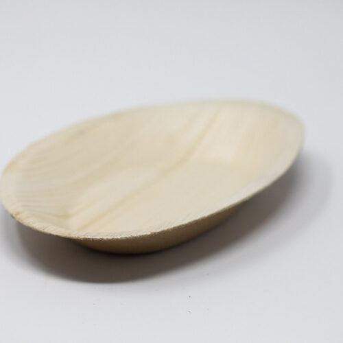 5" x 7" Oval Shape Palm Leaf Plate, 300 Count by TheLotusGroup - Good For The Earth, Good For Us