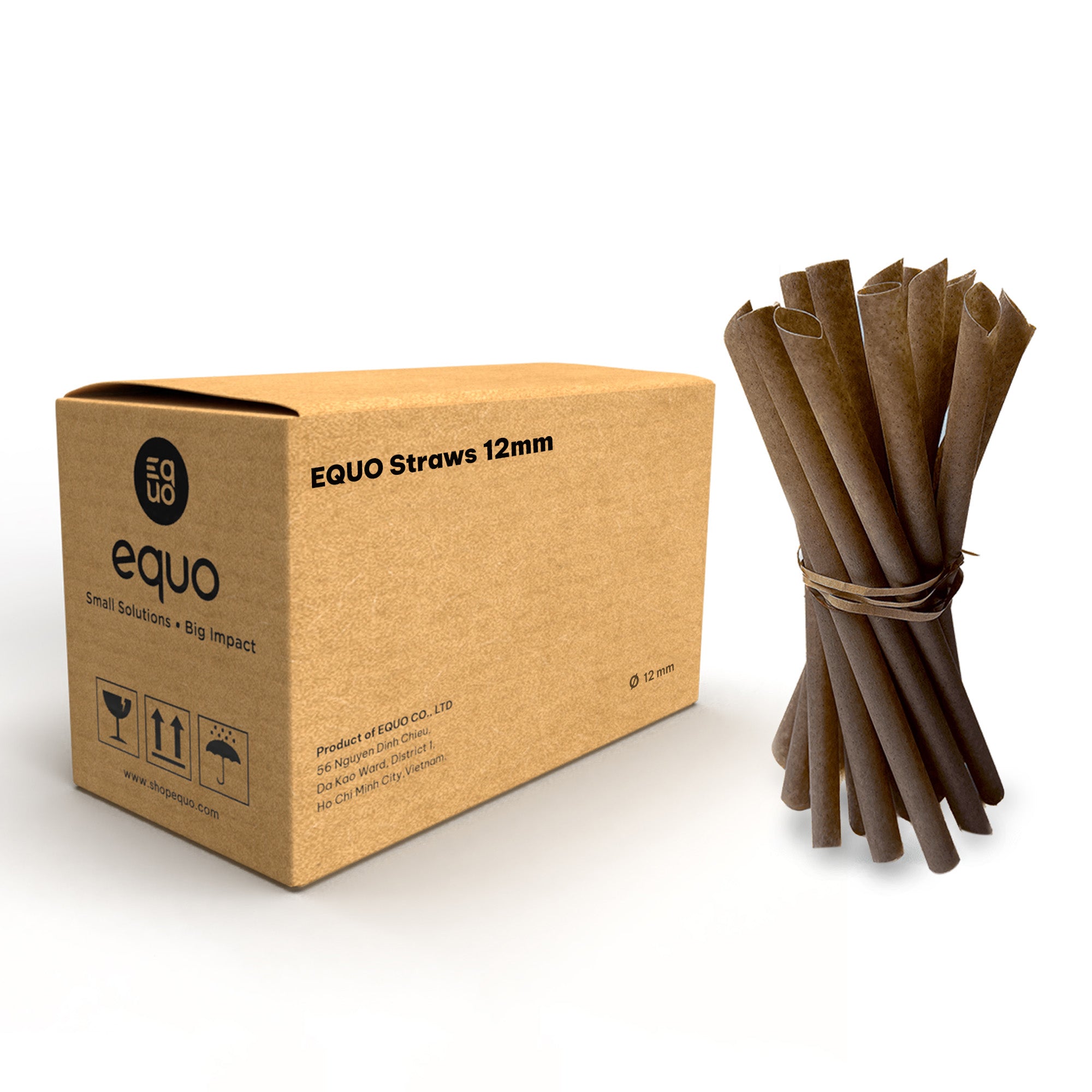 Coffee Drinking Straws (Wholesale/Bulk), BOBA/Bubble Tea Size - 1000 count by EQUO