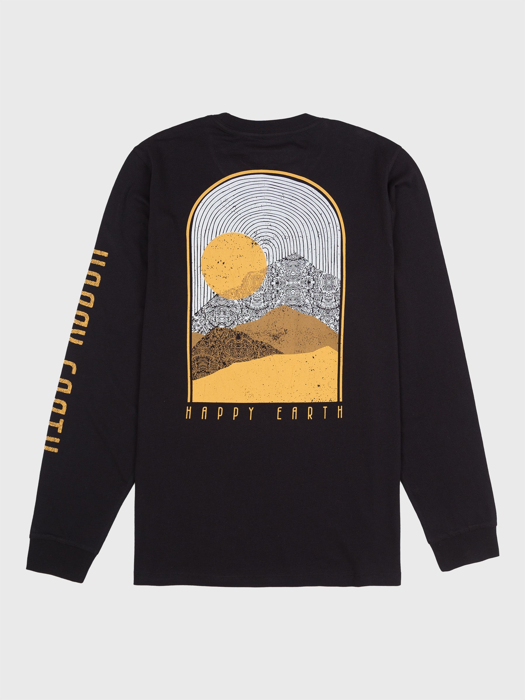 Golden Mountains Tee by Happy Earth