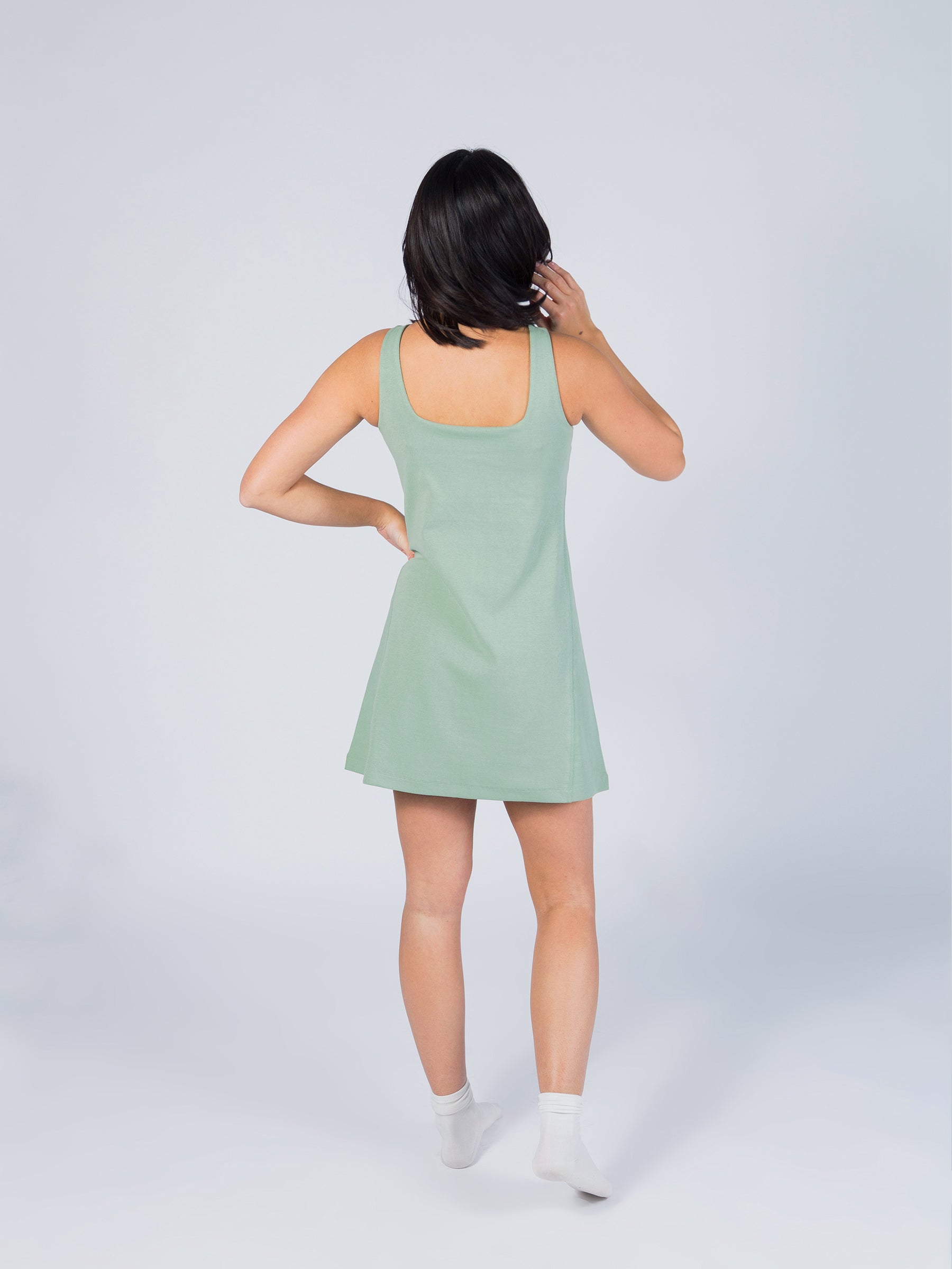 PlantTec™ Reversible Dress | Sage by Happy Earth