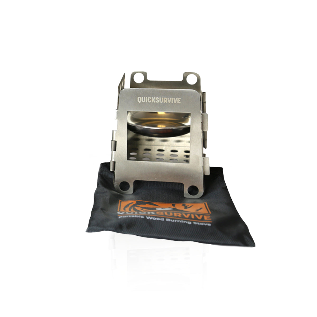 Portable Mini Foldable Wood Burning Survival Stove by Quick Survive