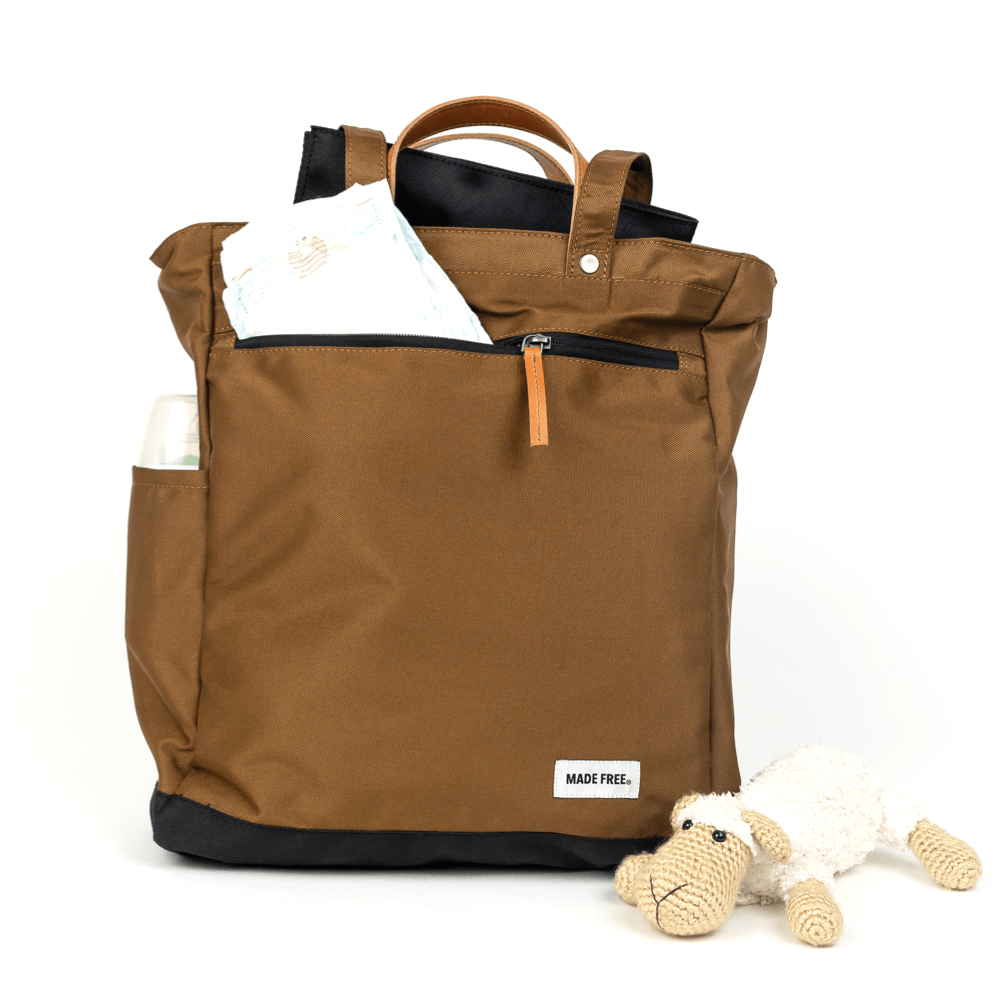 TOTE PACK BABY TAUPE by MADE FREE®