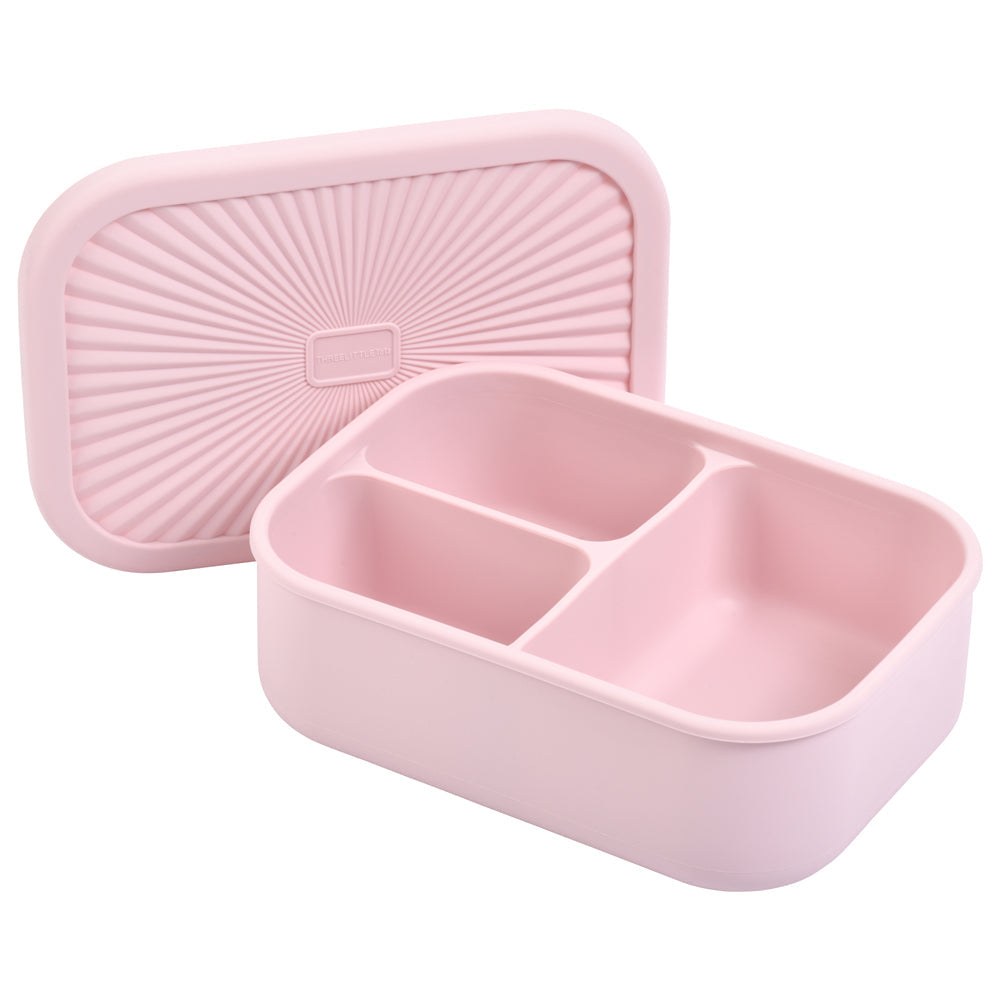 Ballet Pink Silicone Bento Box by Three Little Tots