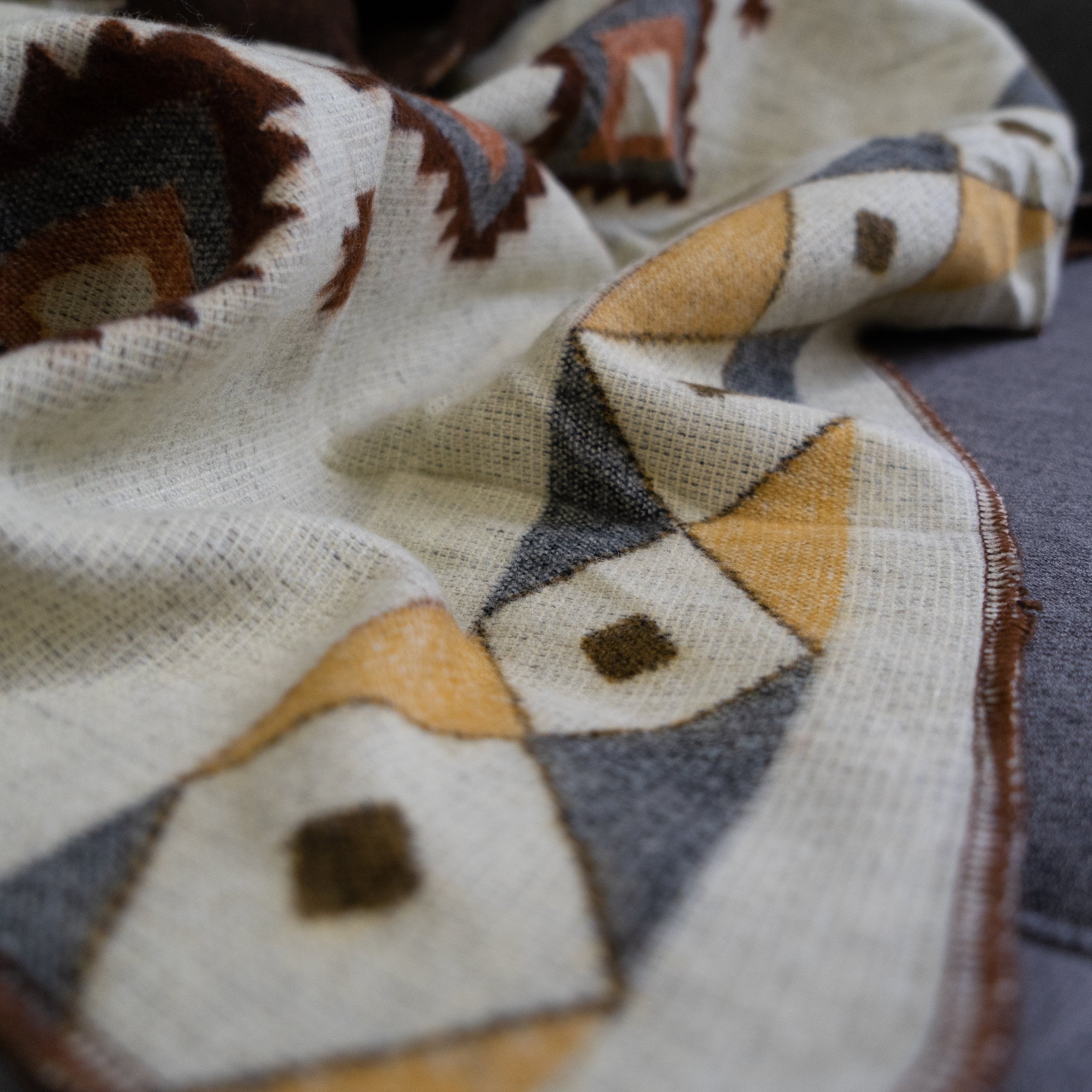Andean Alpaca Wool Blanket - Mojave (Throw) by Alpaca Threadz