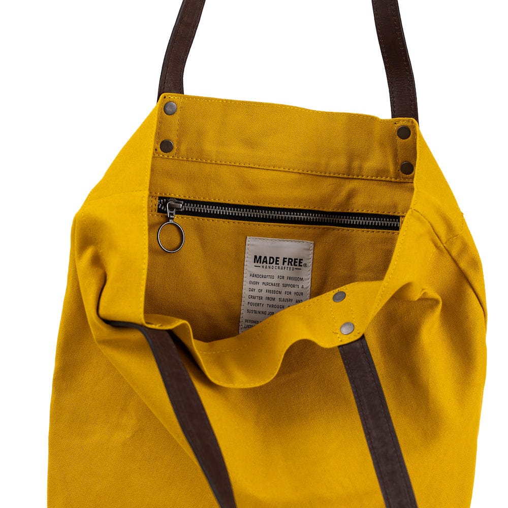DAY TOTE MUSTARD by MADE FREE®