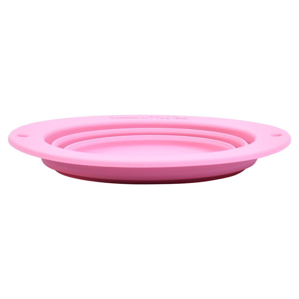 Rose Collapsible Bowl for Travel or Home by Three Little Tots